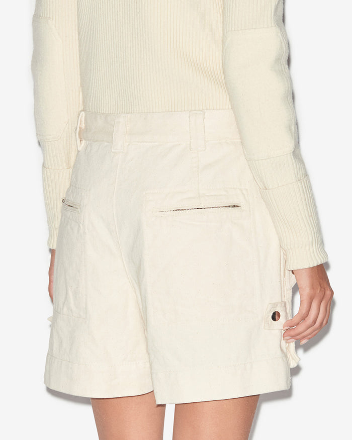 Isabel Marant Short Jemmy Femme écru