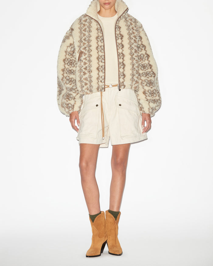 isabel marant Short Jemmy Femme écru