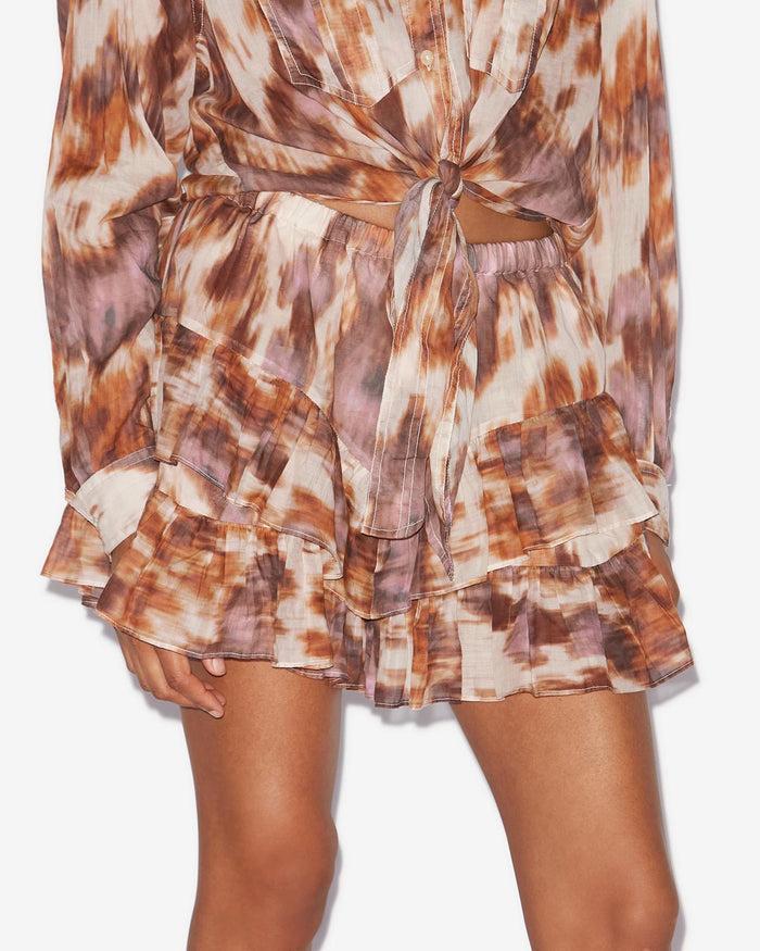 Isabel Marant SHORT JOCADIA Femme écru-ocre