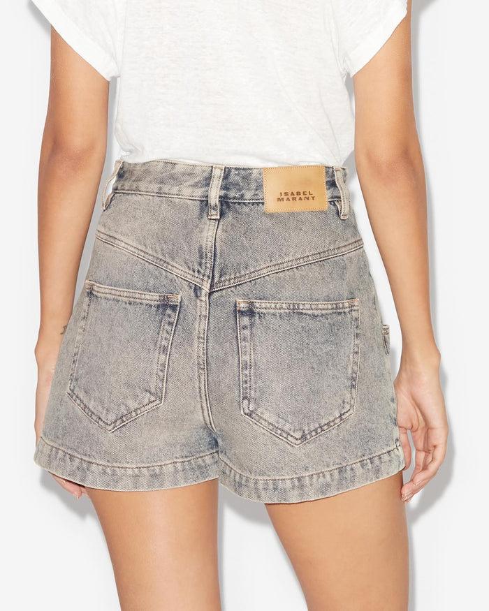 Isabel Marant Short Jovany Femme Roseish Bleu