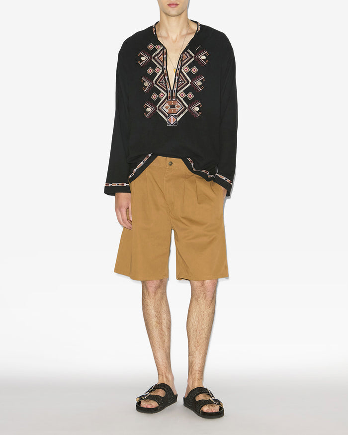 isabel marant SHORT KOSTINO Homme toffee