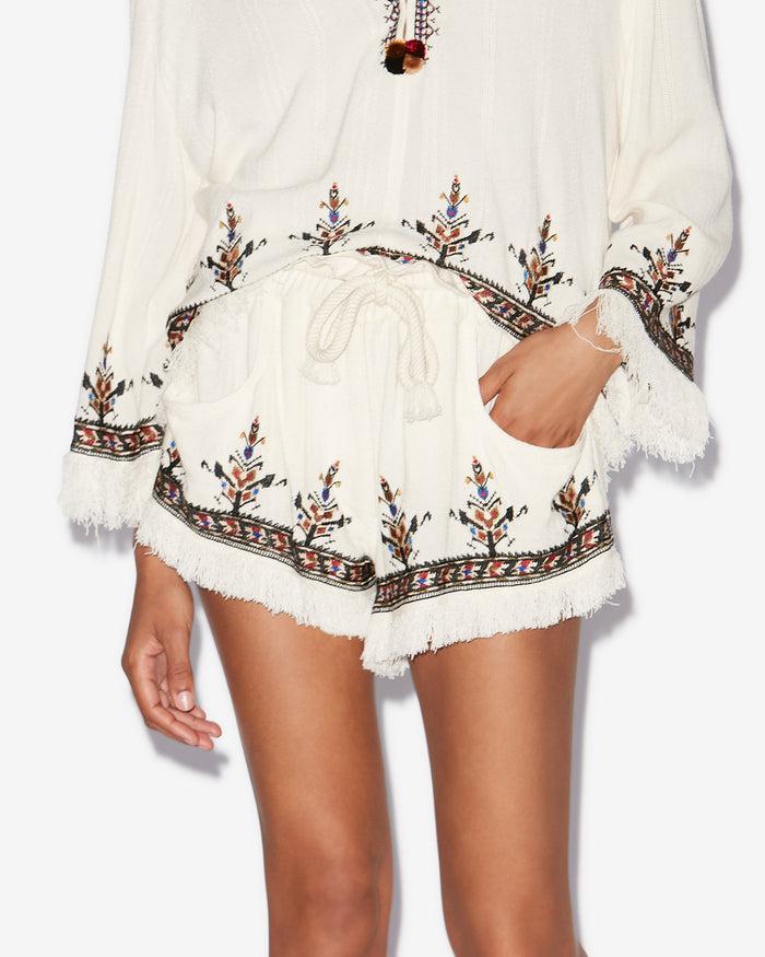Isabel Marant SHORT KRISS Femme écru