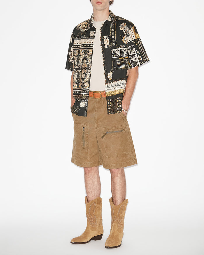 isabel marant SHORT KYLE Homme Light Bronze