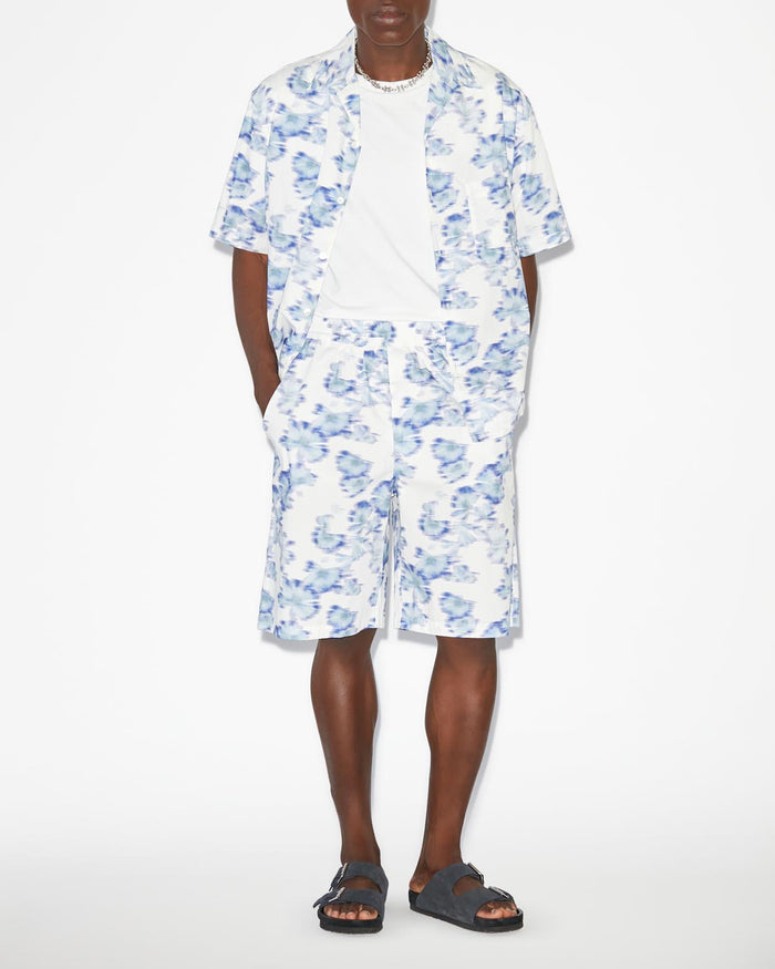 Isabel Marant Short Layan Homme Bleu Clair