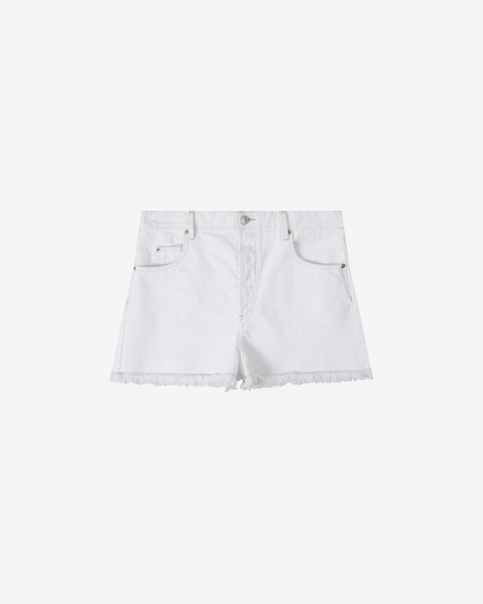 isabel marant Short Lesia Femme blanc