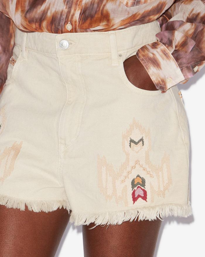 Isabel Marant SHORT LESIA Femme écru