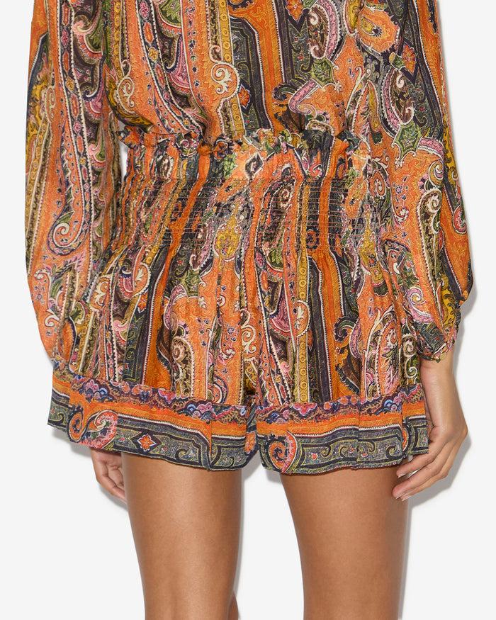 Isabel Marant SHORT MAELLY Femme Orange