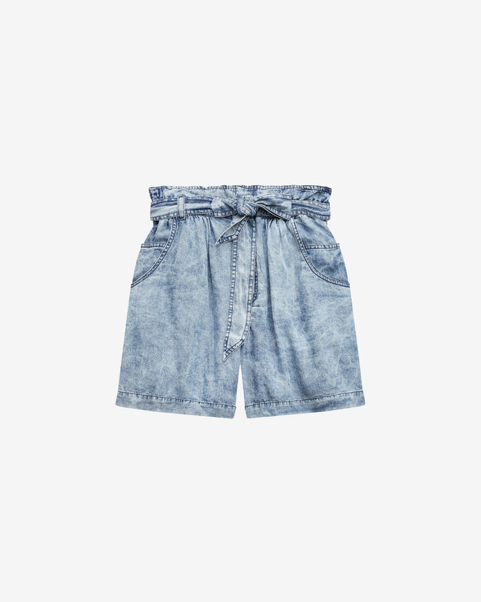 isabel marant Short Pierine Femme bleu