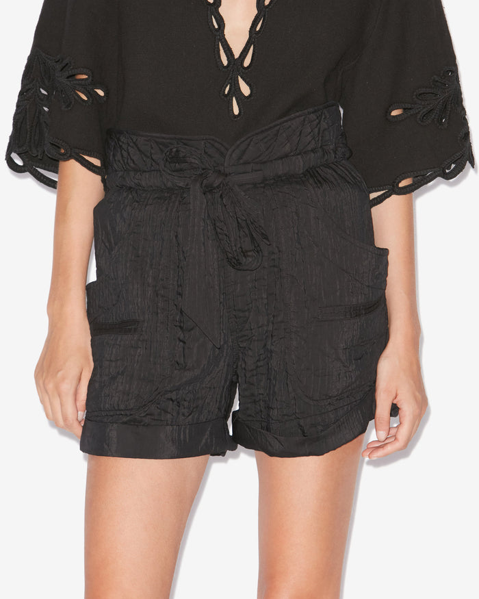 Isabel Marant SHORT SERENI Femme Noir