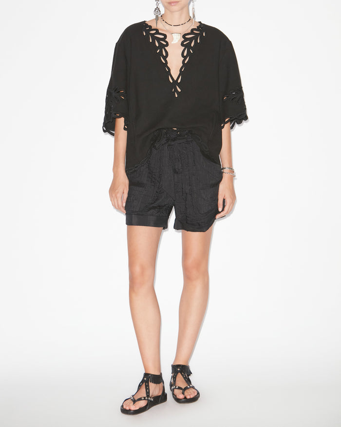 isabel marant SHORT SERENI Femme noir