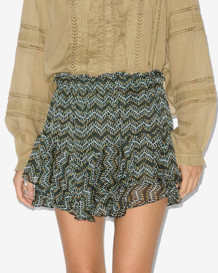 Isabel Marant SHORT SORNEL Femme Noir Délavé