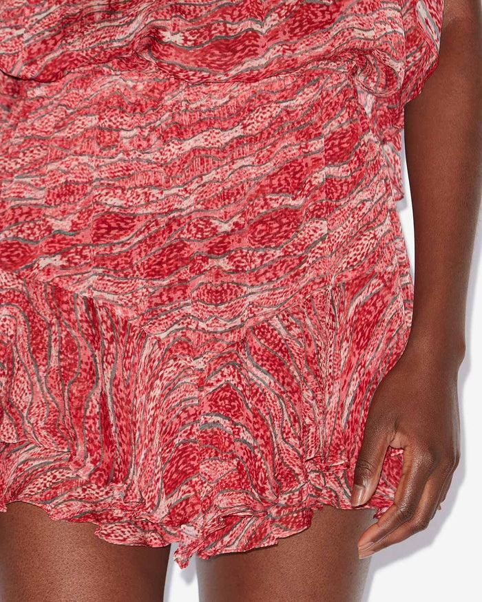 Isabel Marant SHORT SORNEL Femme Rouge