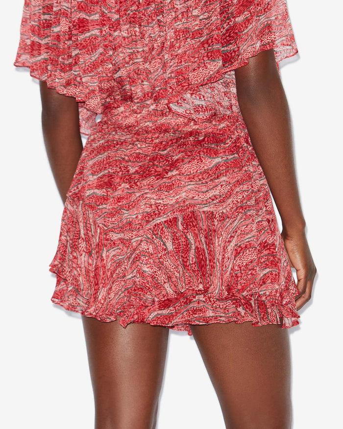 Isabel Marant SHORT SORNEL Femme Rouge