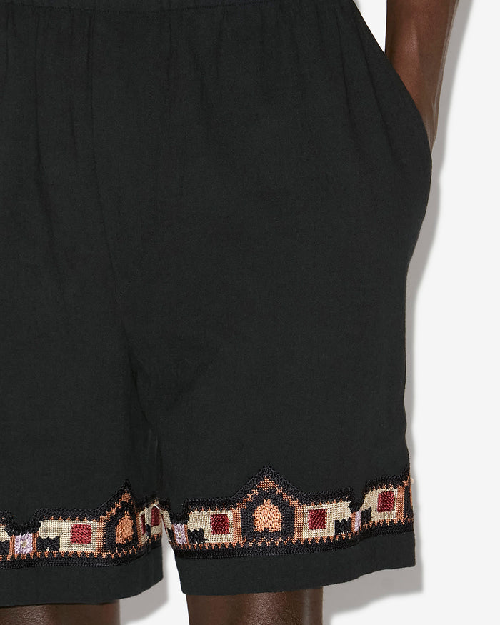 Isabel Marant SHORT ZILAN Homme Noir