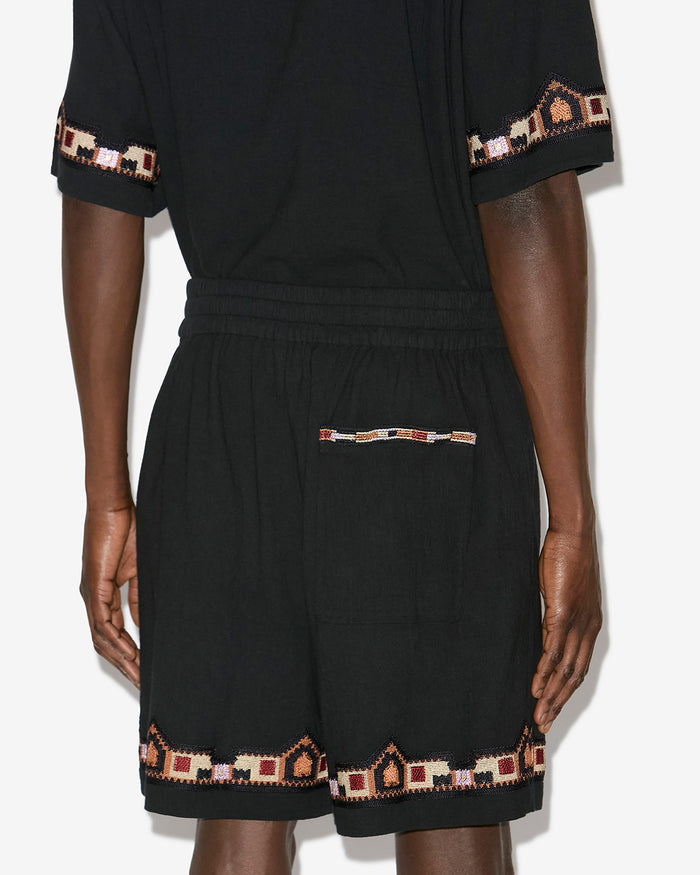 Isabel Marant SHORT ZILAN Homme Noir