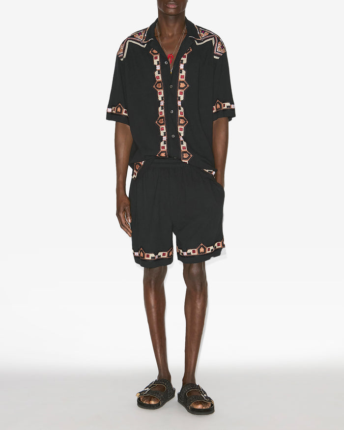 isabel marant SHORT ZILAN Homme noir