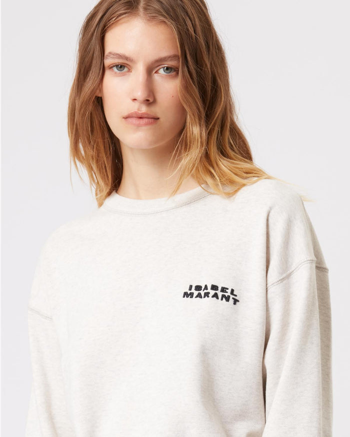 Isabel Marant Sweatshirt À Logo Shad Femme écru