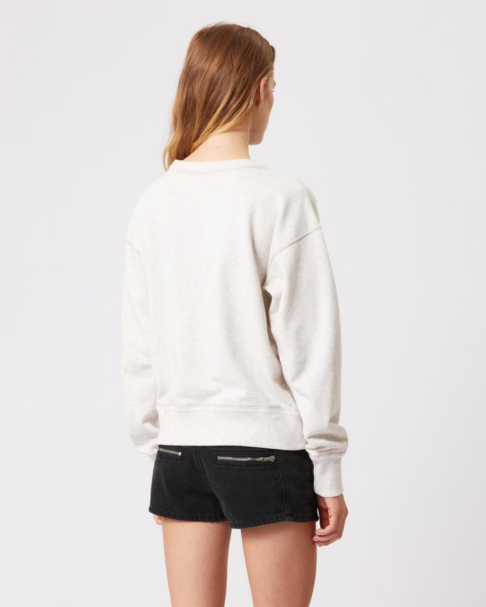 Isabel Marant Sweatshirt À Logo Shad Femme écru