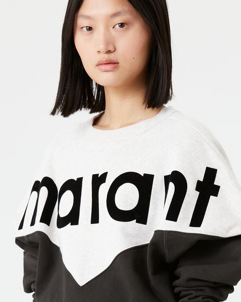 Isabel Marant Sweatshirt Houston Femme Noir Délavé
