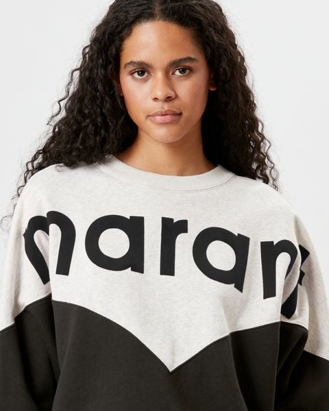 Isabel Marant Sweatshirt Houston Femme Noir Délavé