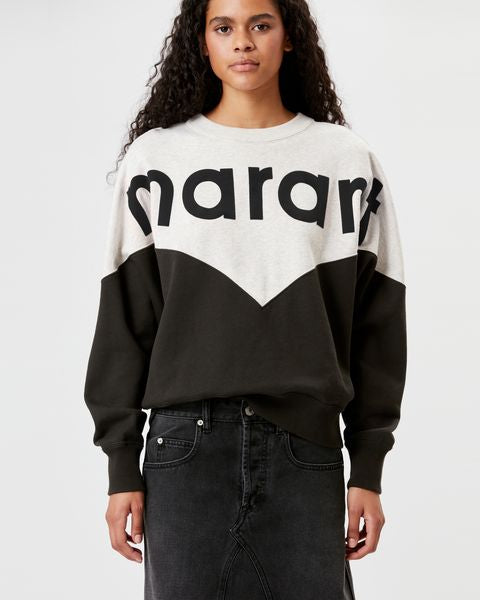 Isabel Marant Sweatshirt Houston Femme Noir Délavé