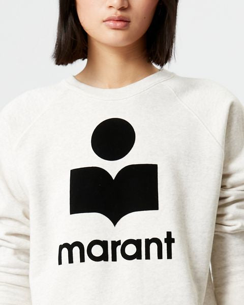 Isabel Marant Sweatshirt Logo Milly Femme écru