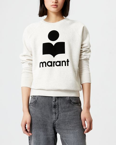 Isabel Marant Sweatshirt Logo Milly Femme écru