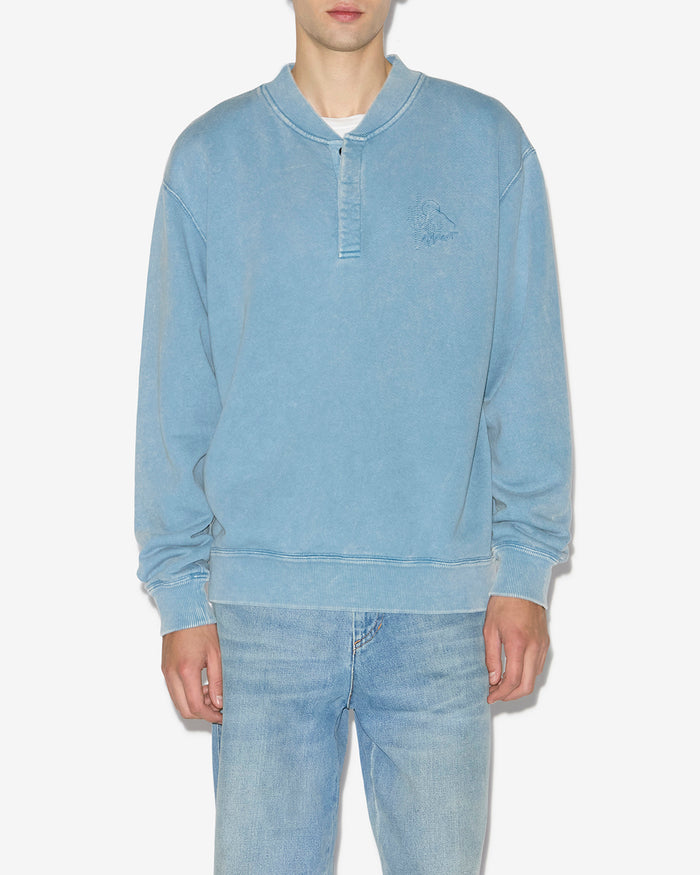 Isabel Marant SWEATSHIRT MATHIAS Homme Ice Bleu