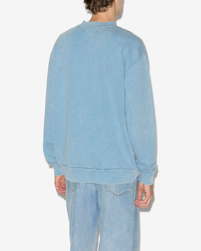 Isabel Marant SWEATSHIRT MATHIAS Homme Ice Bleu