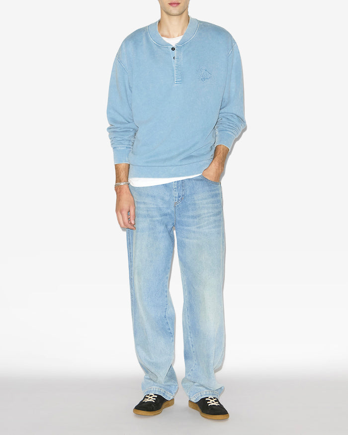 Isabel Marant SWEATSHIRT MATHIAS Homme Ice Bleu