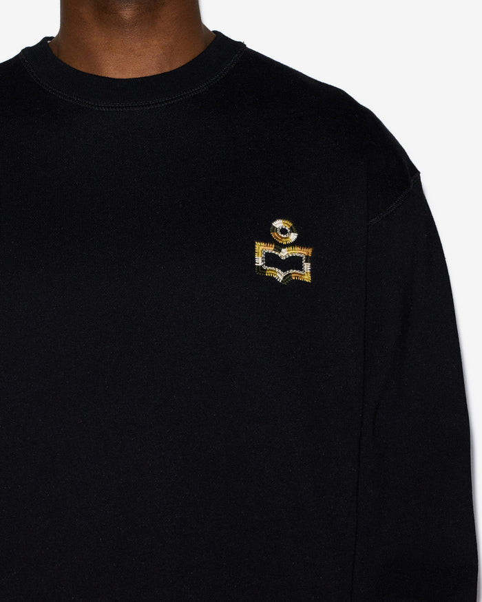 Isabel Marant Sweatshirt Mikoe Homme Noir Délavé