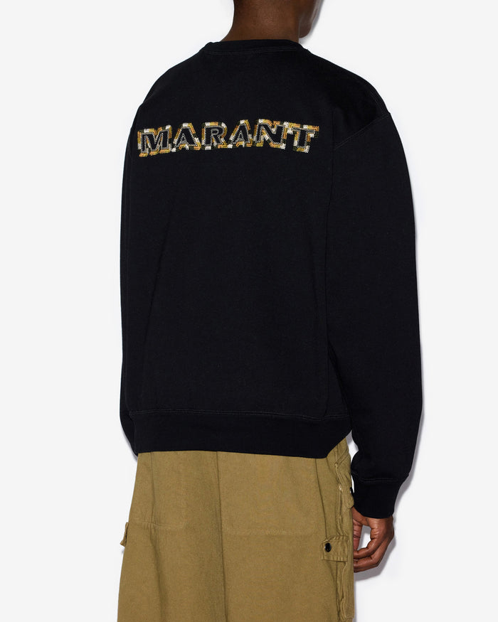 Isabel Marant Sweatshirt Mikoe Homme Noir Délavé