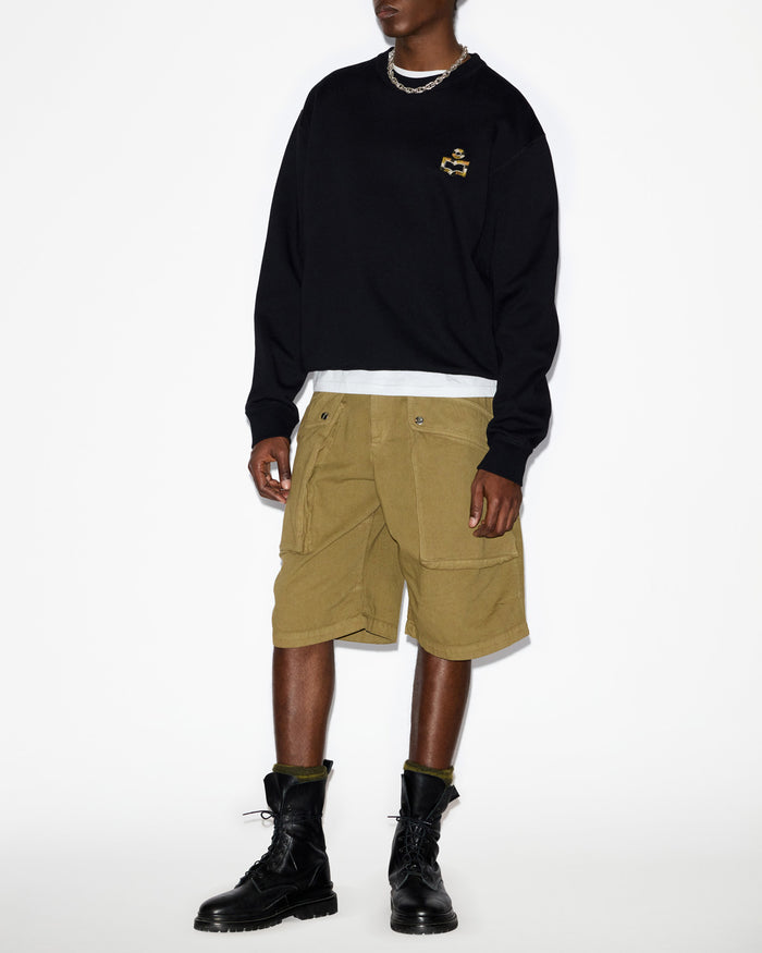 isabel marant Sweatshirt Mikoe Homme noir délavé