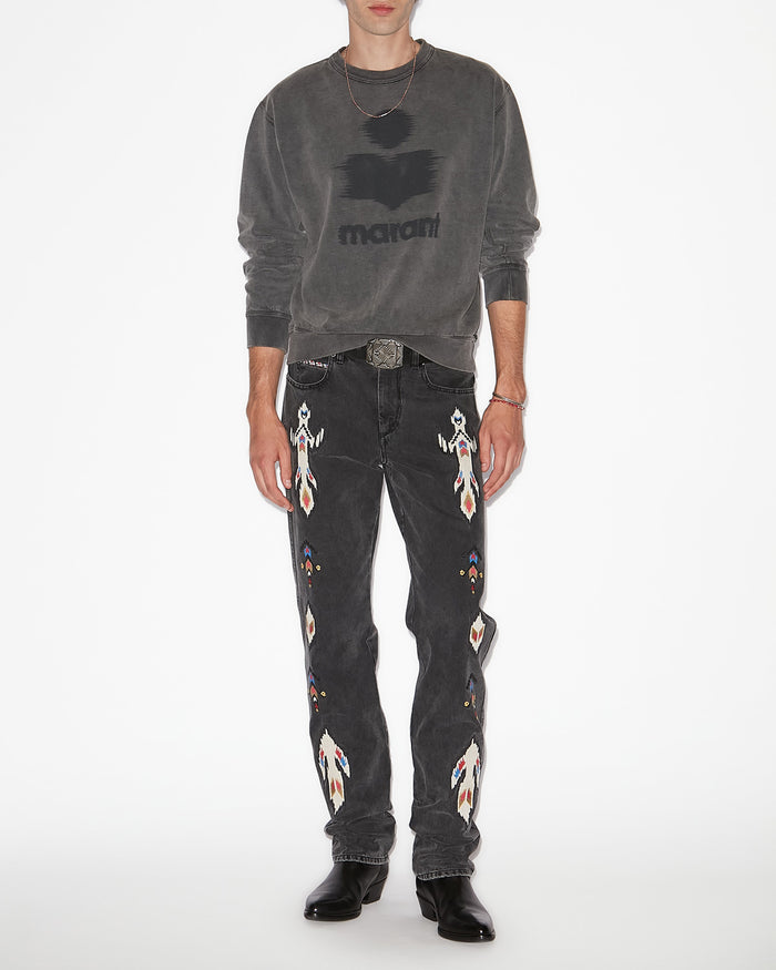 isabel marant SWEATSHIRT MIKOY Homme gris foncé