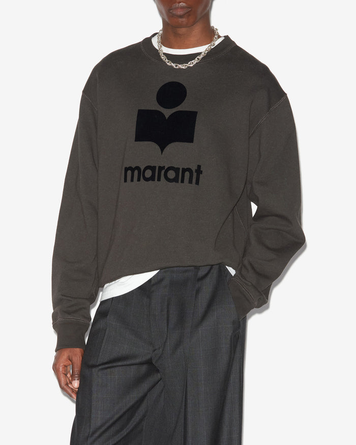Isabel Marant Sweatshirt Mikoy Homme Noir Délavé