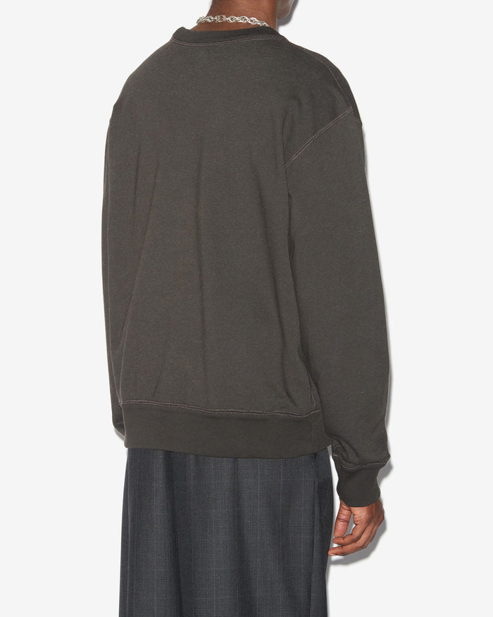 Isabel Marant Sweatshirt Mikoy Homme Noir Délavé