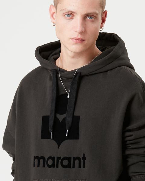 Isabel Marant Sweatshirt Miley Homme Noir Délavé