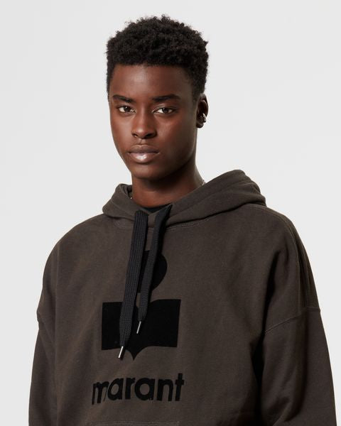 Isabel Marant Sweatshirt Miley Homme Noir Délavé