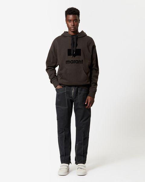 Isabel Marant Sweatshirt Miley Homme Noir Délavé