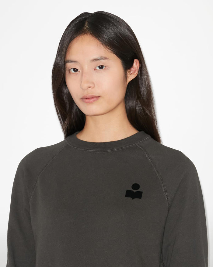 Isabel Marant Sweatshirt Milla Femme Noir Délavé