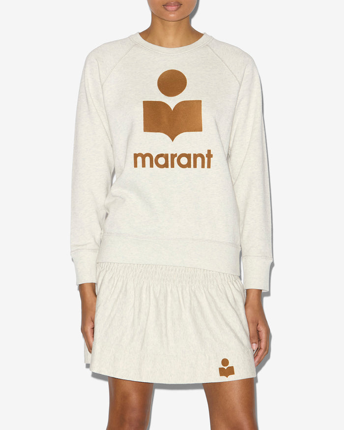 Isabel Marant SWEATSHIRT MILLYNY Femme Ecru/Camel