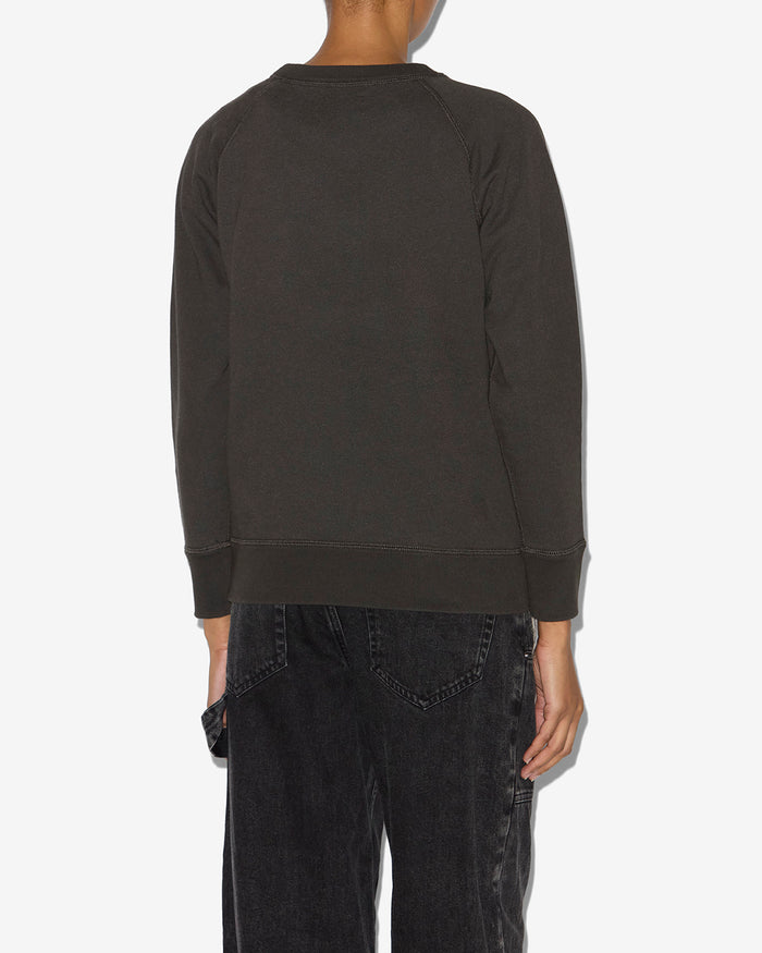 Isabel Marant SWEATSHIRT MILLYNY Femme Noir Délavé