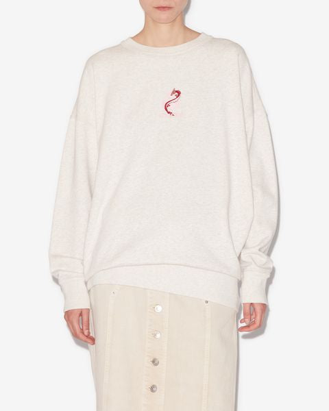 Isabel Marant Sweatshirt Mindyo Femme écru