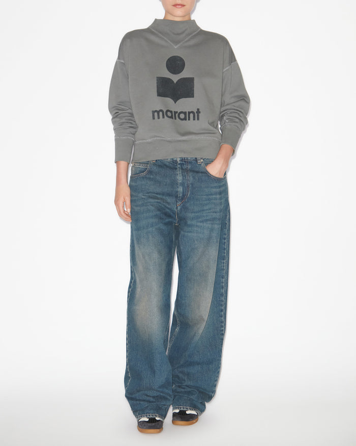 isabel marant SWEATSHIRT MOBY Femme ardoise