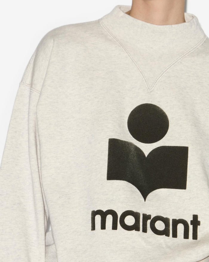 Isabel Marant Sweatshirt Moby Femme écru-kaki