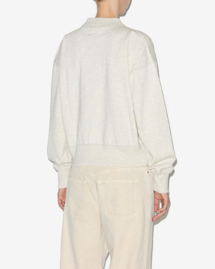 Isabel Marant Sweatshirt Moby Femme écru-kaki