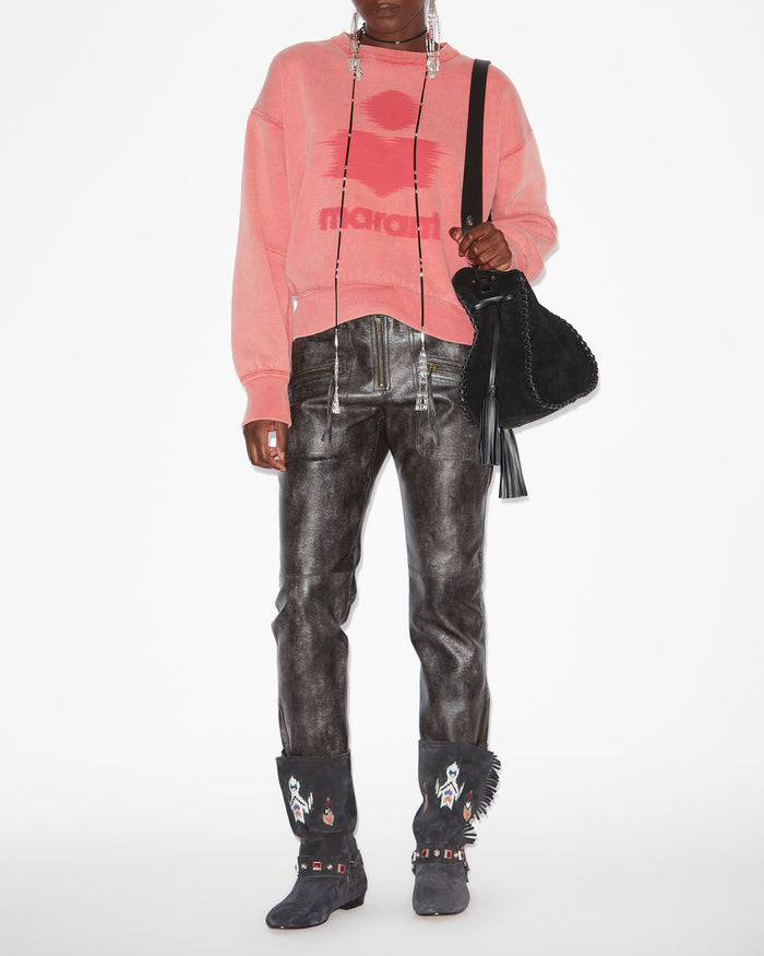 isabel marant SWEATSHIRT MOBYLI Femme corail