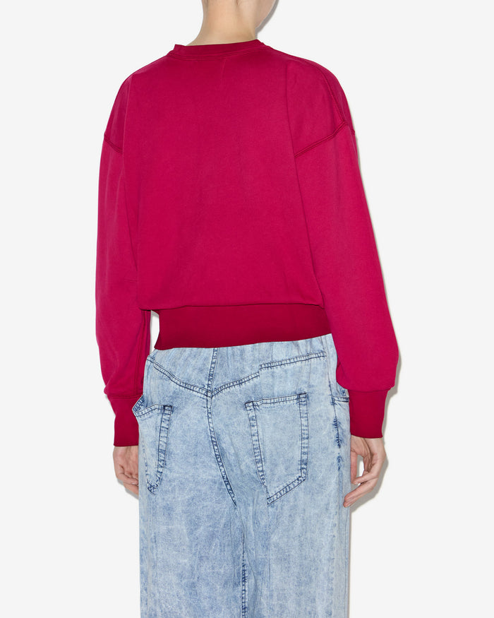 Isabel Marant Sweatshirt Mobyli Femme Framboise