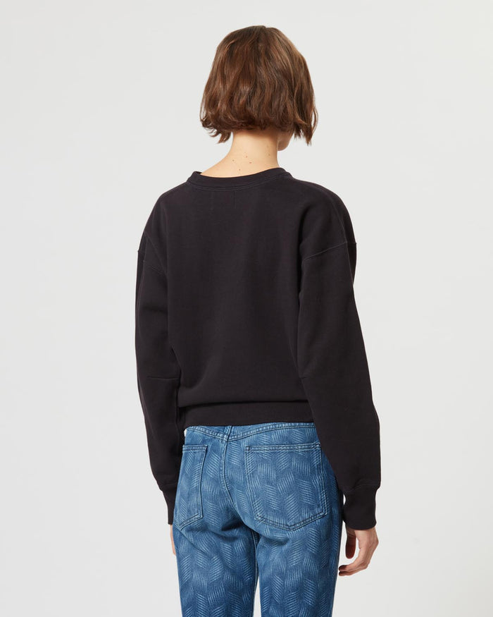 Isabel Marant Sweatshirt MOBYLI Femme Noir Délavé