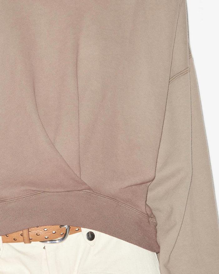 Isabel Marant Sweatshirt Paulia à Logo Femme Kaki
